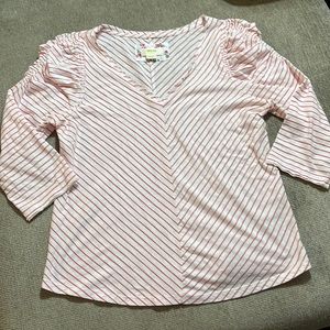 Anthropologie Maeve V Neck Blouse